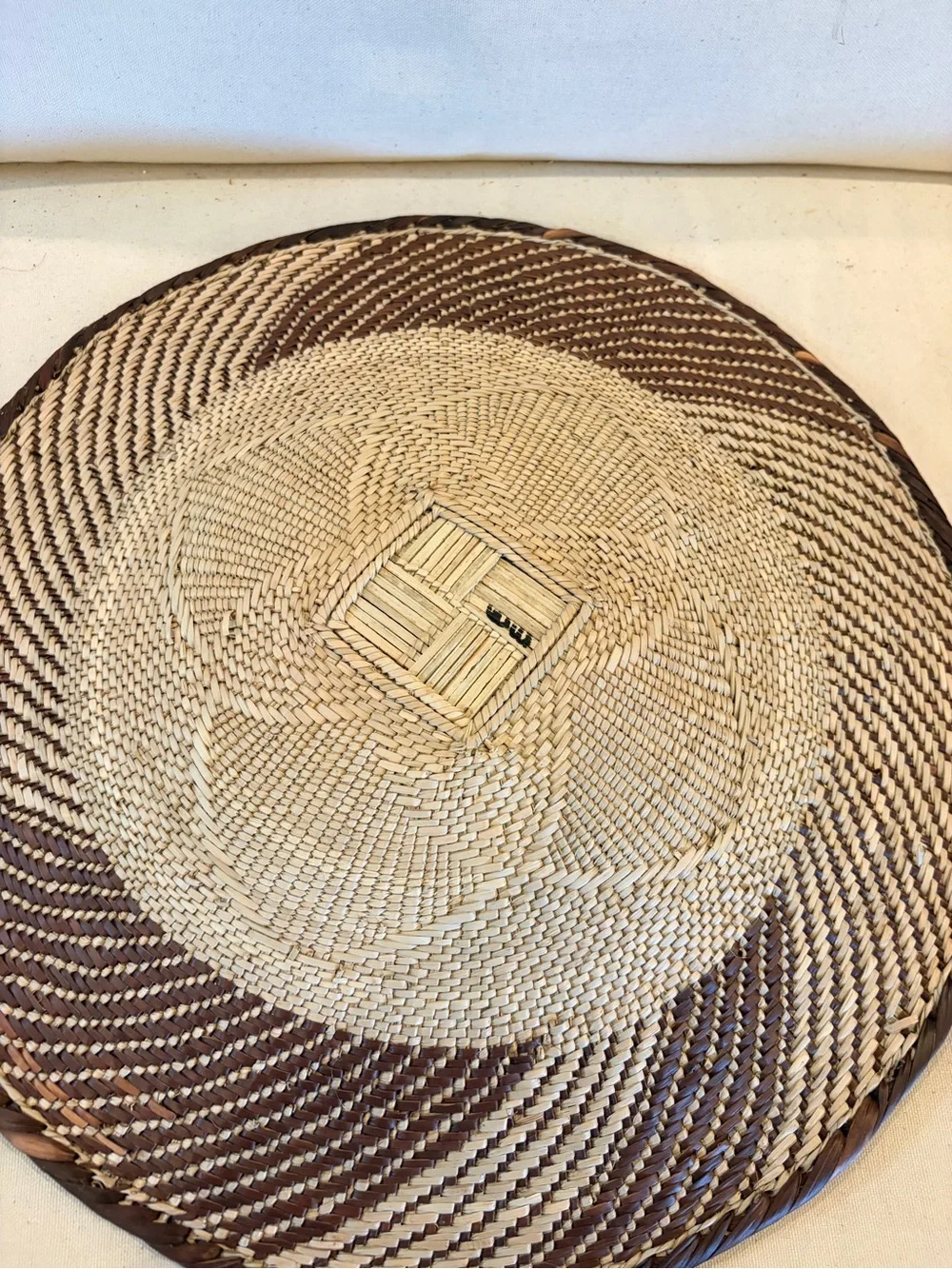 NEW Africa Woven Basket. Made by the Binga people of Zambia/Zimbabwe